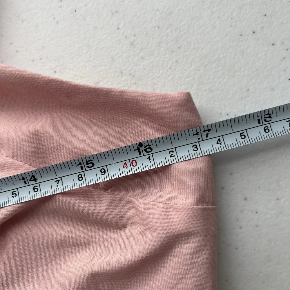 Joie Powder Pink Floral Midi Dress Tie Straps Sz L Soft Girl Cottagecore Smocked